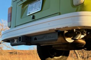 The Modern Bay Co. One-of-a-Kind Hitch System for Subaru-Converted Bay Window Buses